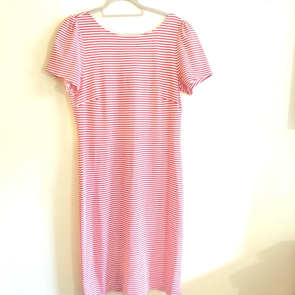 Ann Taylor stripe shift dress